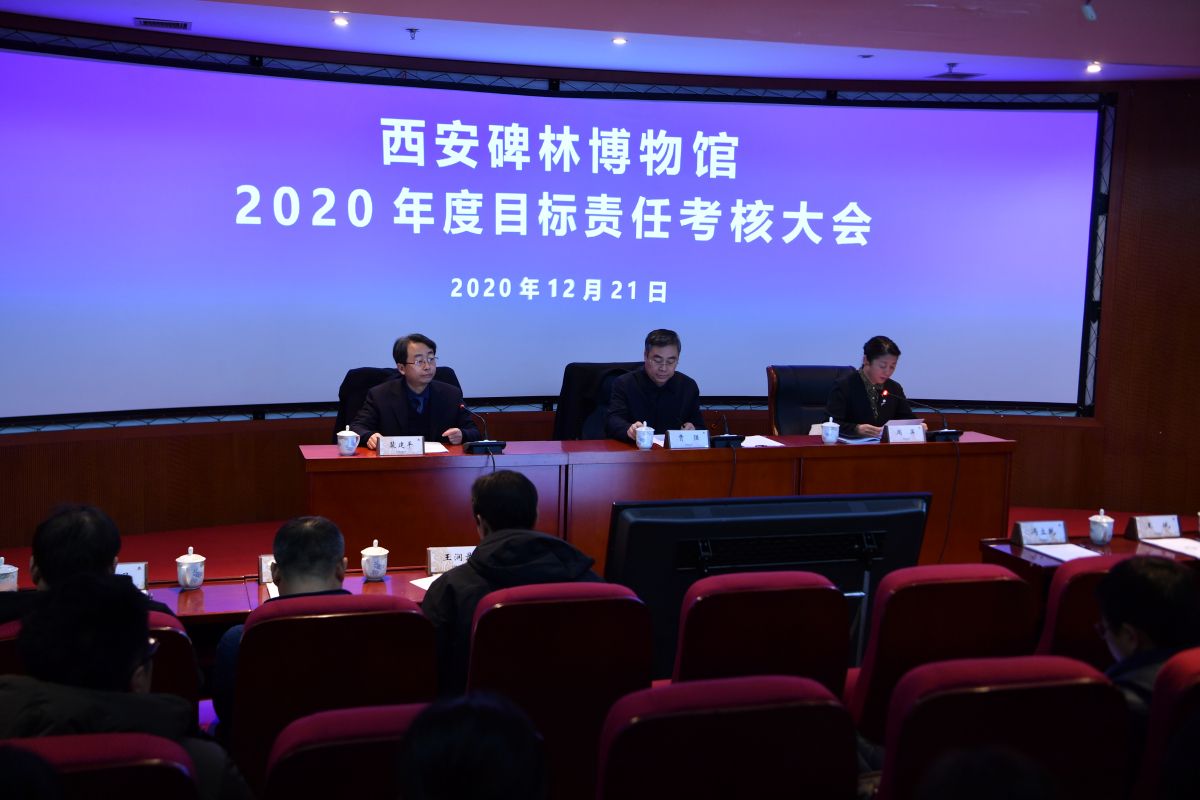  省文物局考核西安碑林博物馆2020年度目标任务(图1)